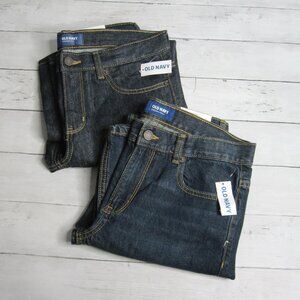 Old Navy Boy's Denim Blue Jeans Size 12 Husky Lot